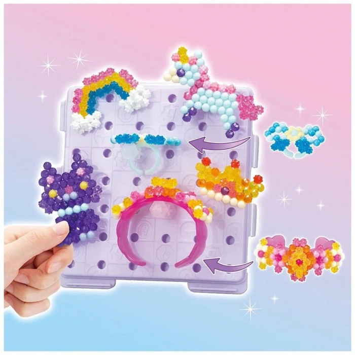 BFS  31914 AquaBeads Çantalı Delüks Set 1400 parça +4 yaş