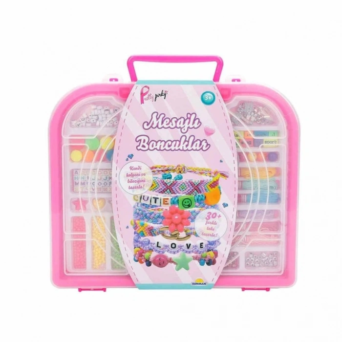 BFS   3319 Mesajlı Boncuklar Takı Tasarım Seti -Sunman