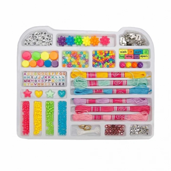 BFS   3319 Mesajlı Boncuklar Takı Tasarım Seti -Sunman