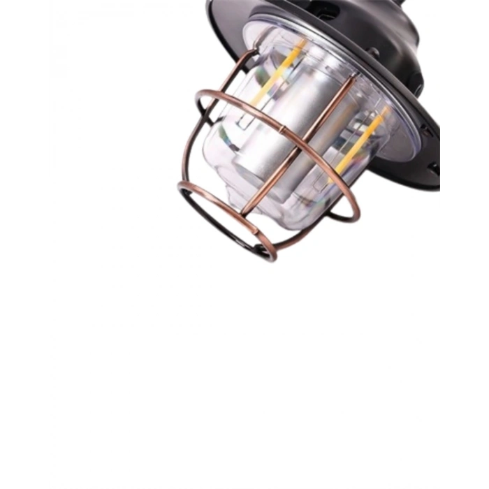 BFS 4 Fonksiyonlu Dekoratif Kamp Lambası – Tungsten Ampul, USB Çıkışlı