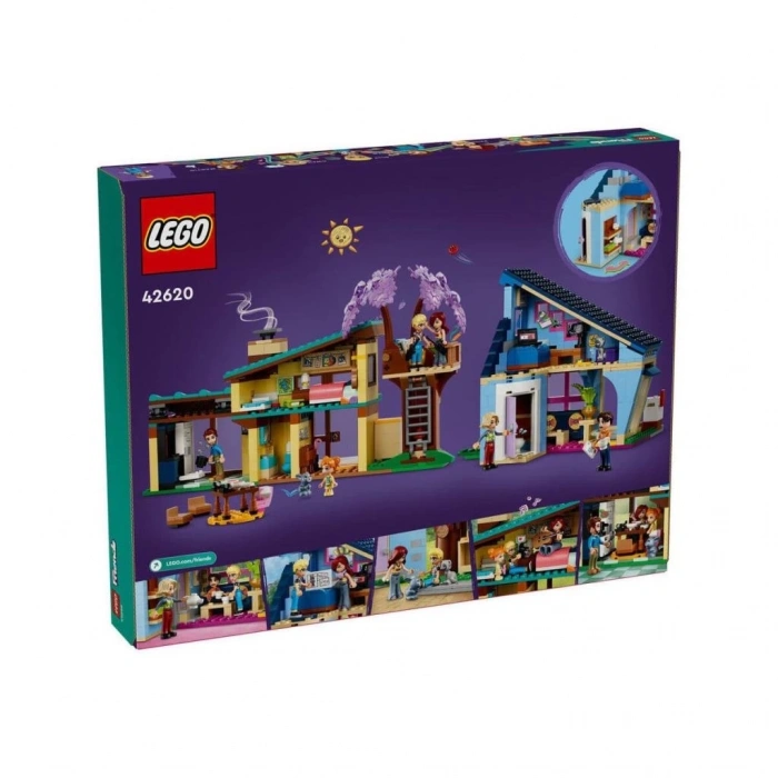 BFS   42620 LEGO® Friends Olly ve Paisleynin Aile Evleri 1126 parça +7 yaş