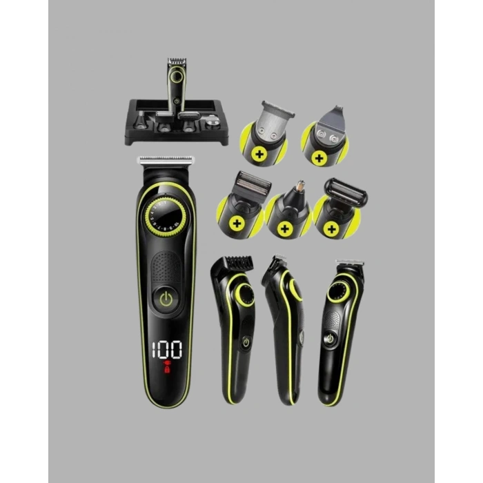 BFS 5 Başlıklı Şarjlı Tıraş Makinesi – Saç, Sakal, Burun ve Vücut İçin Çok Fonksiyonlu Bakım Seti