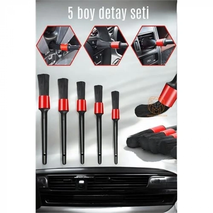 BFS  5 Boy Araç Detay Temizlik Fırça Seti Slalom Design