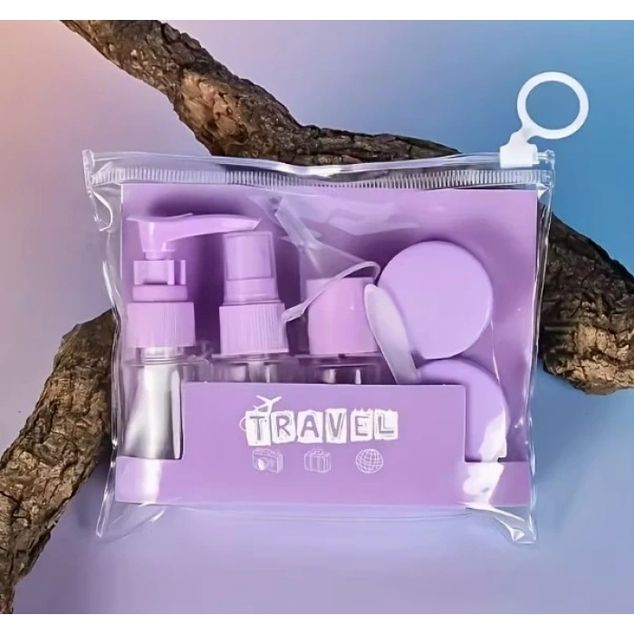 BFS 6 Parça Renkli Kapaklı Seyahat İçin Boş Şişe Seti