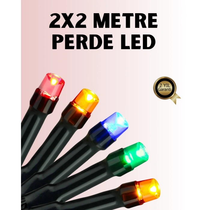 BFS 8 Modlu Zaman Ayarlı LED Perde Işık – Bahçe ve Balkon Dekorasyonu