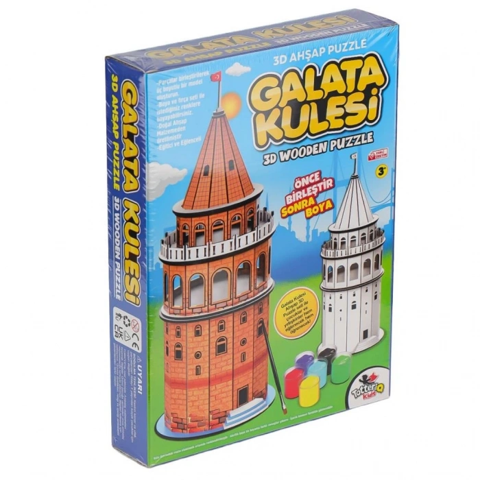 BFS   8210 Galata Kulesi Ahşap 3D Puzzle