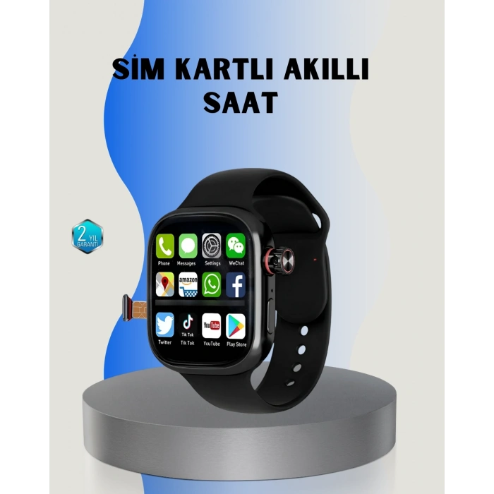 BFS Adımsayar ve Nabız Ölçerli SIM Kartlı Akıllı Saat