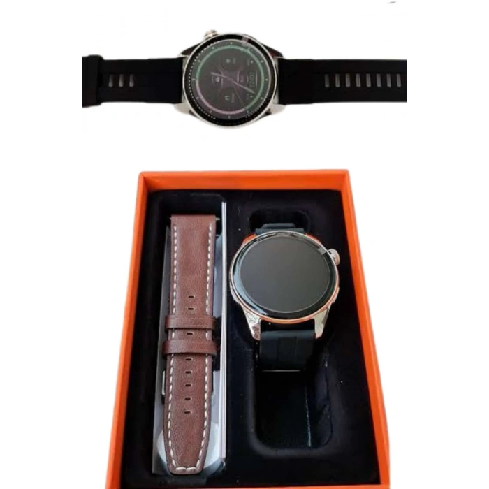 BFS Akıllı Saat 1.5 Inç Amoled Ekran Çift Kordonlu GPS NFC Uyumlu