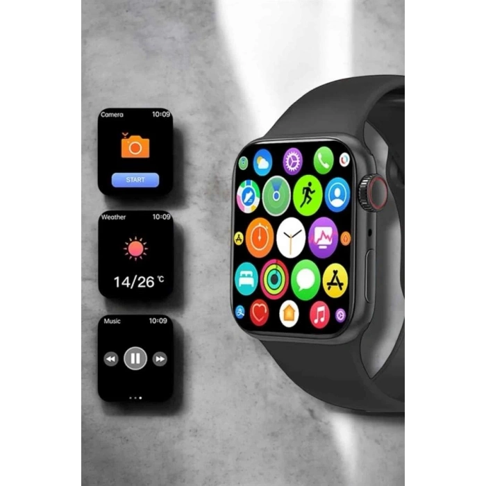 BFS Akıllı Saat 44mm Çelik Kasa, OLED Ekran ve Gelişmiş Sağlık Takibi