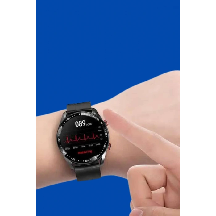 BFS Akıllı Saat Amoled Ekran Metal Ve Deri Kordonlu Uyku ve Sağlık Takibi Titreşimli