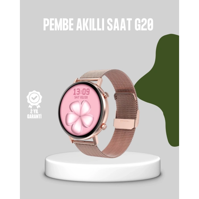 BFS Akıllı Saat – Bluetooth 5.0, Suya Dayanıklı, Kablosuz Şarj