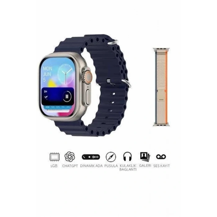 BFS Akıllı Saat Çok Fonksiyonlu Unısex Sosyal Medya Girişli Bluetooth Bağlantılı