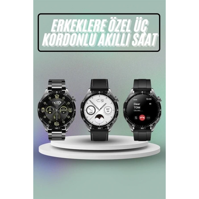 BFS Akıllı Saat Ios Ve Android Tüm Telefonlara Uyumlu Çok Fonksiyonlu Amoled Ekran