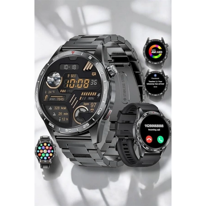 BFS Akıllı Saat Uyku Ve Sağlık Takibi Bildirim Görme Arama Cevaplama