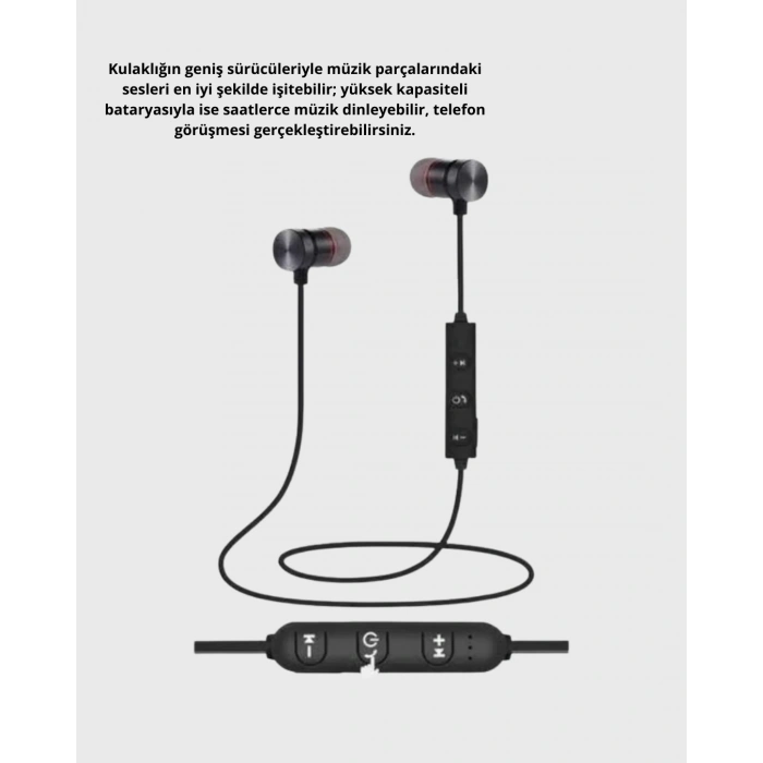 BFS Akıllı Spor Bilekliği ve Gürültü Önleyici Bluetooth Kulaklık Seti