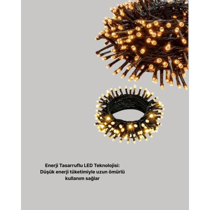 BFS Animasyonlu LED Işıklı 10 Metre Uzaktan Kumandalı Dekoratif Işık