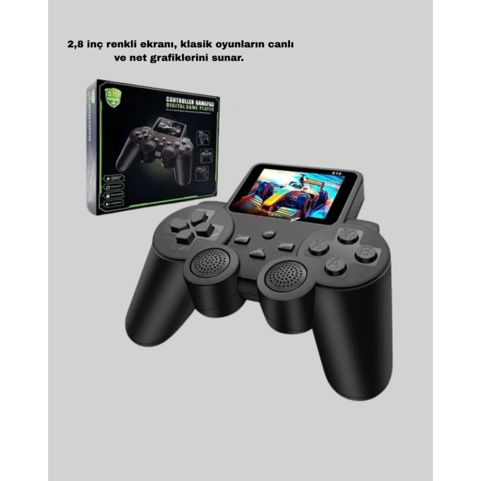 BFS Atari S10 Taşınabilir Retro Oyun Konsolu 2.8 İnç Renkli Ekran Nostaljik