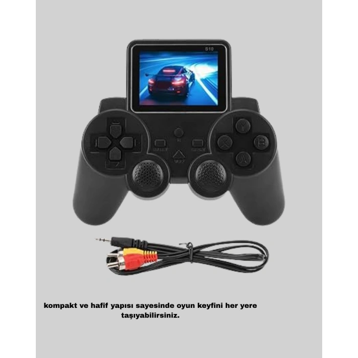 BFS Atari S10 Taşınabilir Retro Oyun Konsolu 2.8 İnç Renkli Ekran Nostaljik