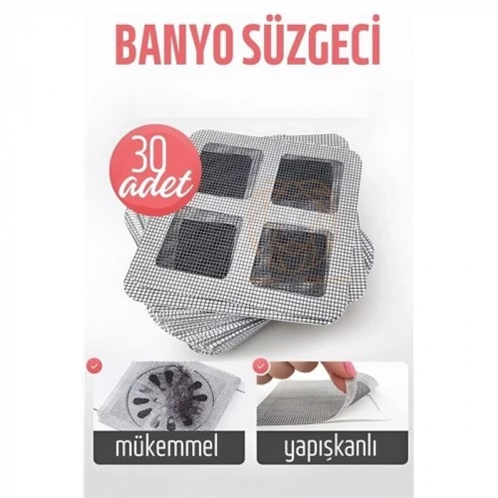 BFS Banyo Gider Süzgeci 30 ADET