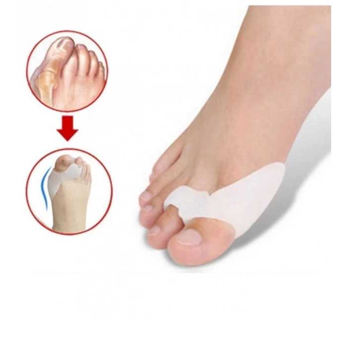 BFS Baş Parmak Bunyon Silikonu Parmak Arası Destek Medikal Silikon  Ağrı Azaltmaya Yardımcı