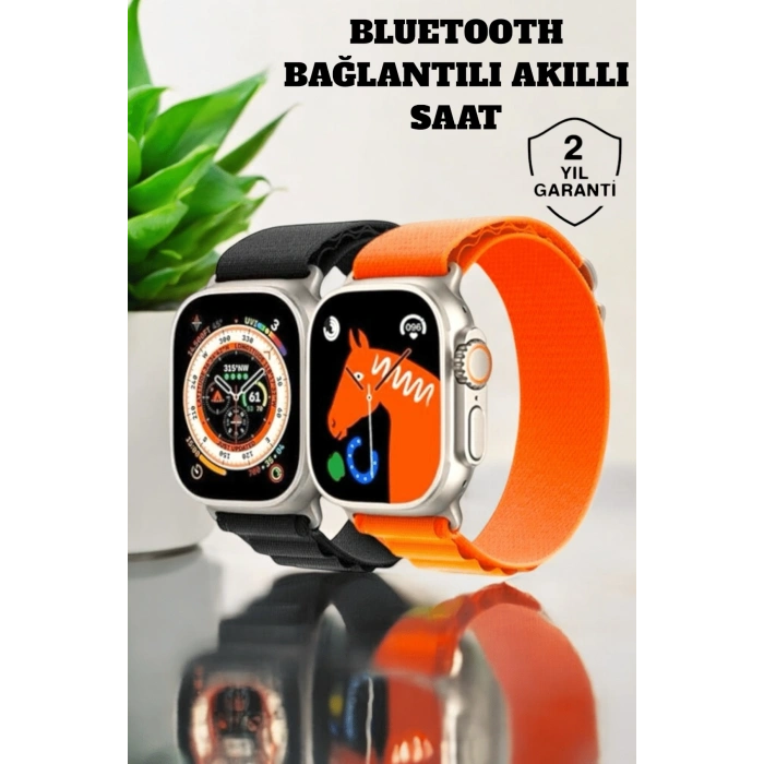 BFS Bluetooth Bağlantılı 49MM Dokunmatik Akıllı Saat Sağlık ve Spor Takip Özellikli