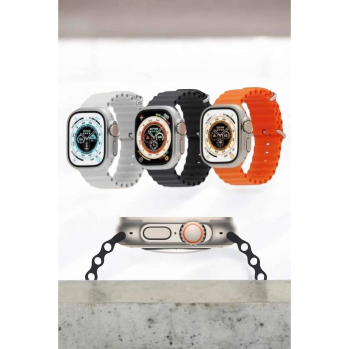 BFS Bluetooth Bağlantılı 49MM Dokunmatik Akıllı Saat Sağlık ve Spor Takip Özellikli