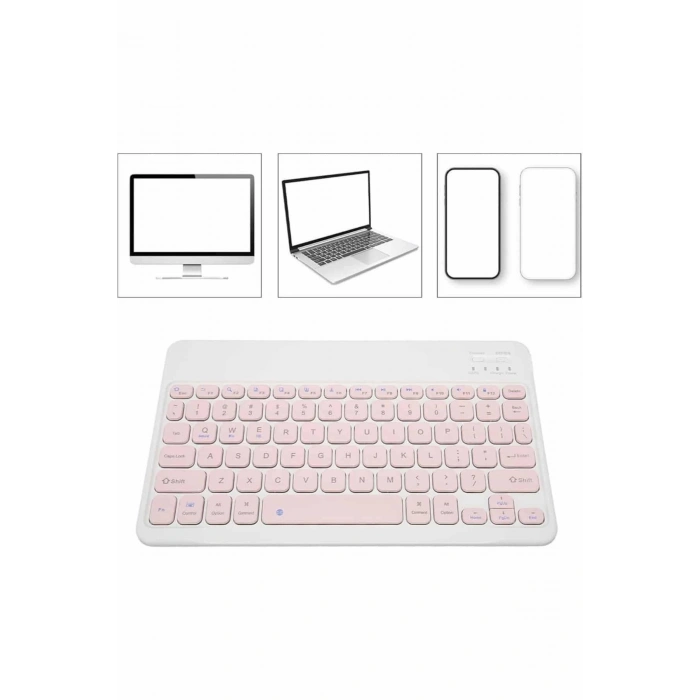 BFS Bluetooth Şarj Edilebilir Mini Q Klavye Kablosuz Taşınabilir