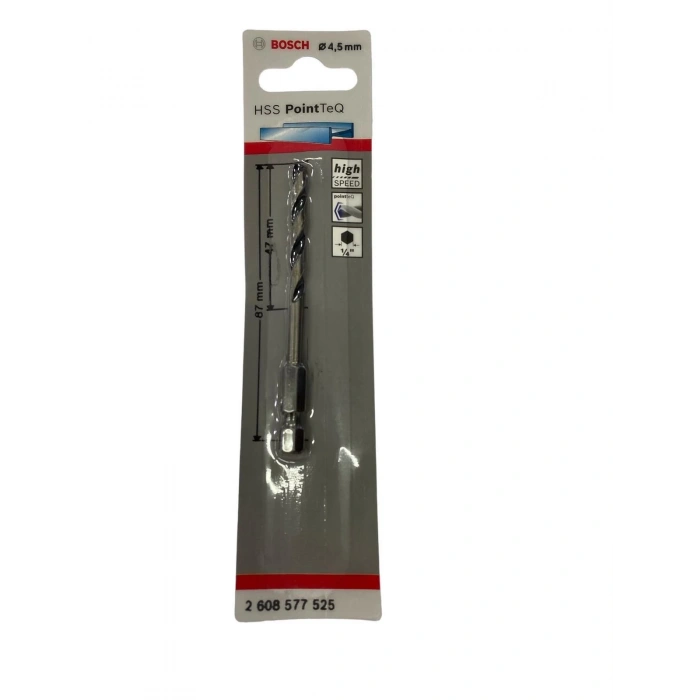 BFS Bosch Point TeQ Altıgen Şaftlı Hss Matkap Ucu 4,5 mm