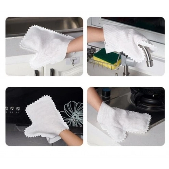 BFS  Çok Amaçlı Temizlik Eldiveni Toz Alma Bezi 10 Adet