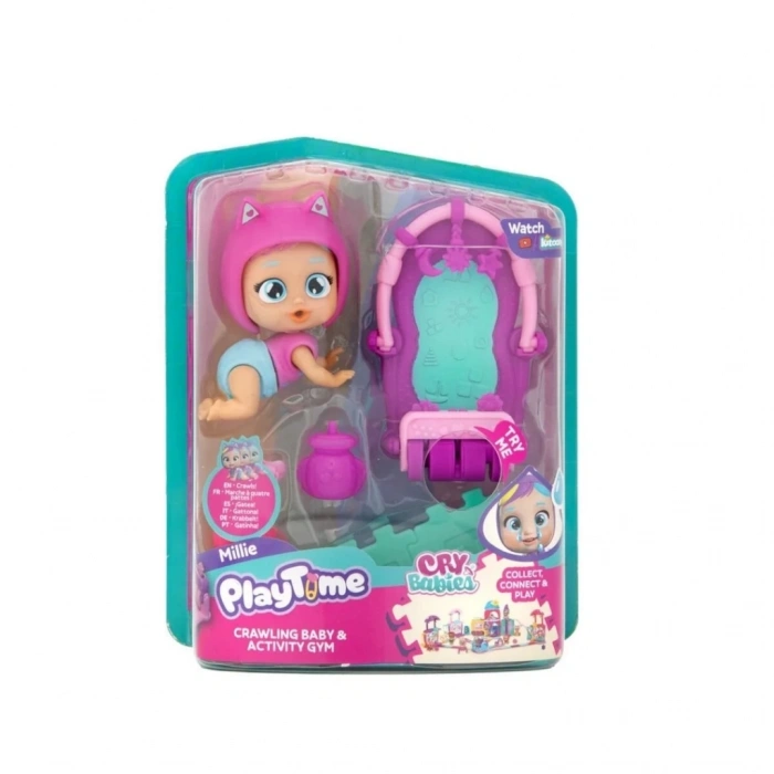 BFS  Cry Babies Play Time Mini Millie Bebek ve Aktivite Halısı