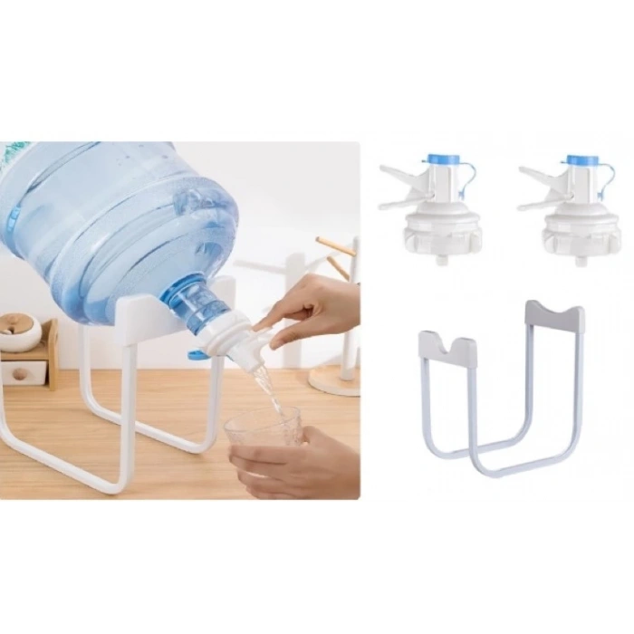 BFS  Damacana Musluk Başlığı ve Metal Ayak Stand Seti