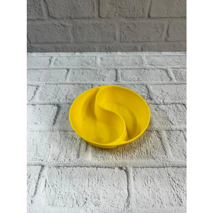 BFS Dekoratif Sarı Çerezlik Kase 4’lü Set 3x12 cm