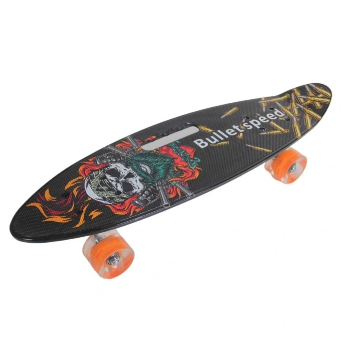 BFS  Desenli Orta Boy Işıklı Kaykay 60 cm