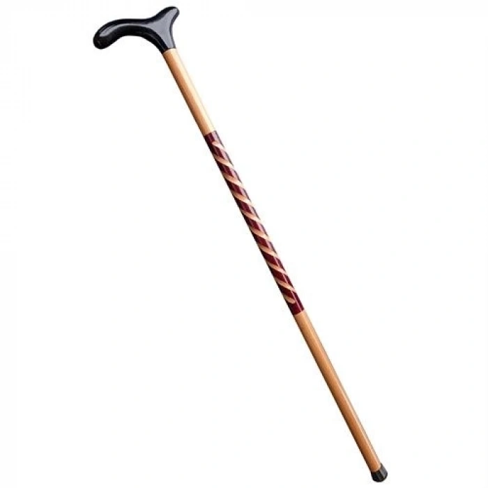 BFS El İşçiliği İşlemeli Ahşap Baston