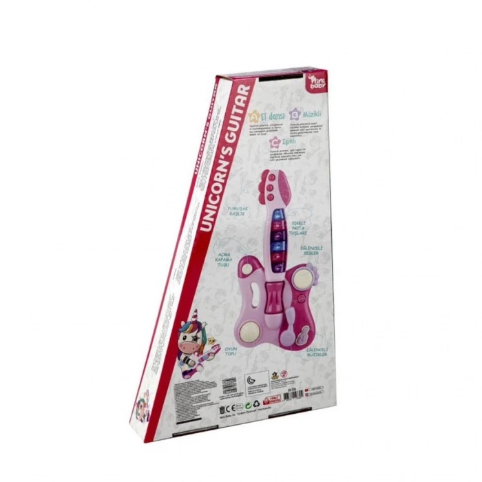 BFS   ER-205 Nini Baby Unicorn Işıklı Sesli Müzikli Gitar - Erdem Oyuncak