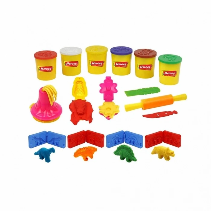 BFS   ERN-568 Heroes 3D Dinazor Oyun Hamur Seti - Eren Oyuncak