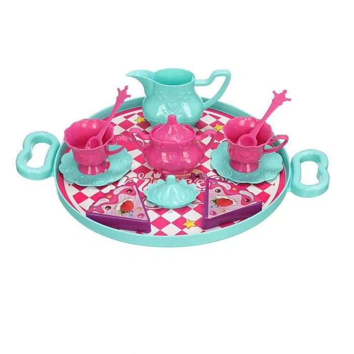 BFS   ERN-893 Heroes Toys Tepsili Çay ve Kek Seti - Eren Oyuncak