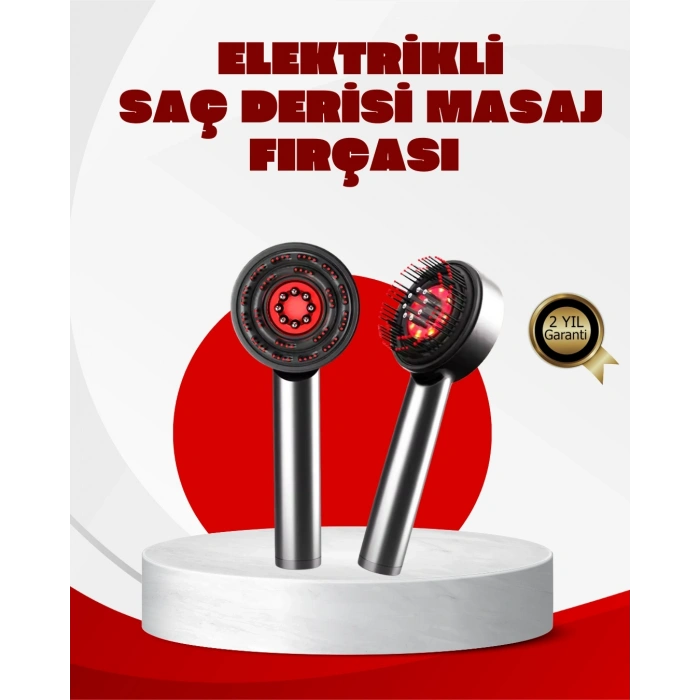 BFS Esansiyel Yağ Hazneli LED Saç Bakım Masaj Tarağı