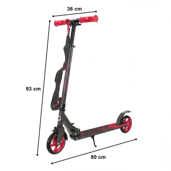 BFS   Evo Flexi 2 Tekerlekli Scooter Kırmızı