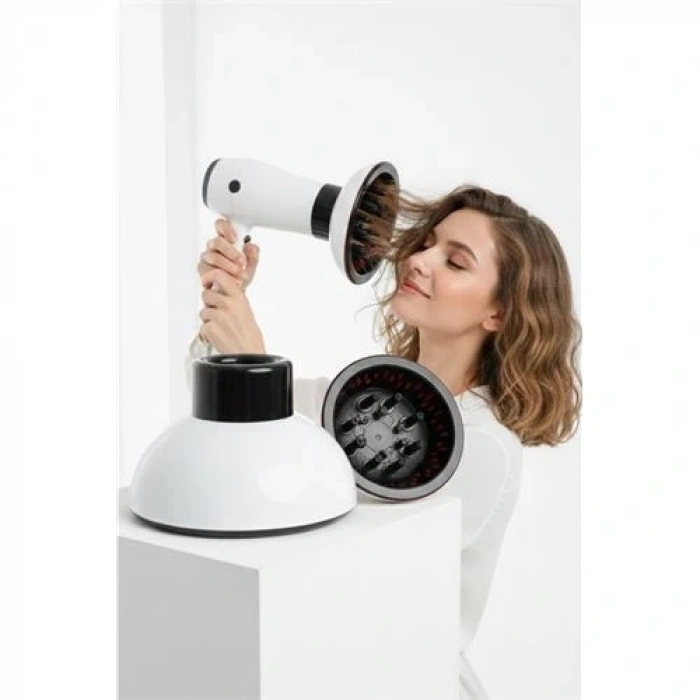 BFS Fön Için Difüzör Vigo Başlık - Saç Kurutma Başlığı Profesyonel BEYAZ