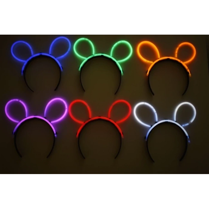 BFS   Glow Taç Fosforlu Taç Karışık Renk 12 Adet