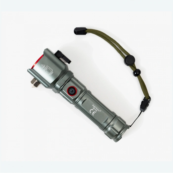 BFS Gold Police Gp-218 Acil Durum El Feneri Güçlü Tg Led 3000 Lümen