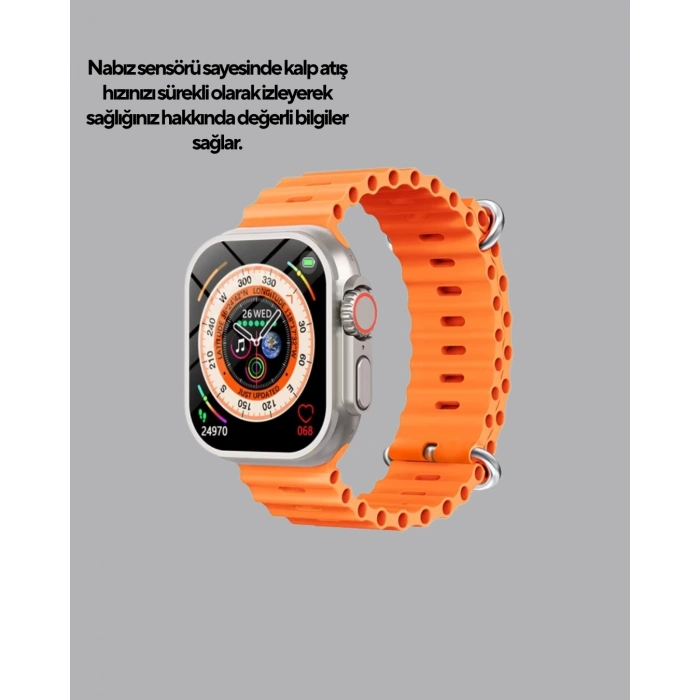 BFS GPS’li Akıllı Saat – Nabız, Uyku ve Adım Takibi, Suya Dayanıklı