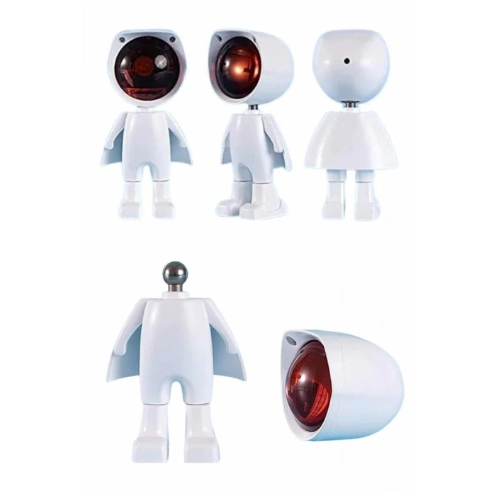 BFS Gün Batımı Lambası Işık Arka Plan Projektör Sevimli Astronot Enerji Tasarruflu