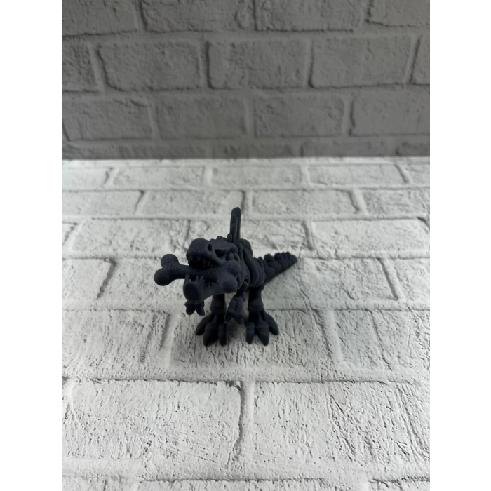 BFS Hareketli Dinazor Figürü Dekoratif Oyuncak – Siyah Tasarım