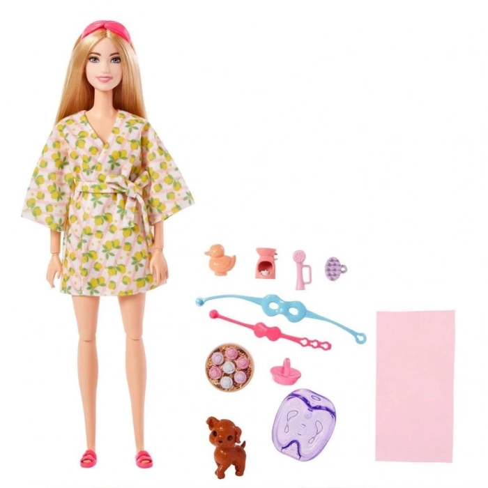 BFS   HKT90 Barbie Wellness - Spa Günü Sarışın Bebek