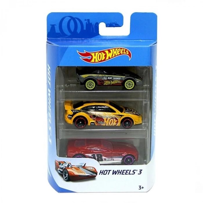 BFS     Hot Wheels 3lü Araba Seti