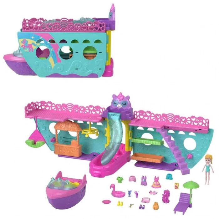 BFS   HWP26 Polly Pocket Unicorn Bot Oyun Seti