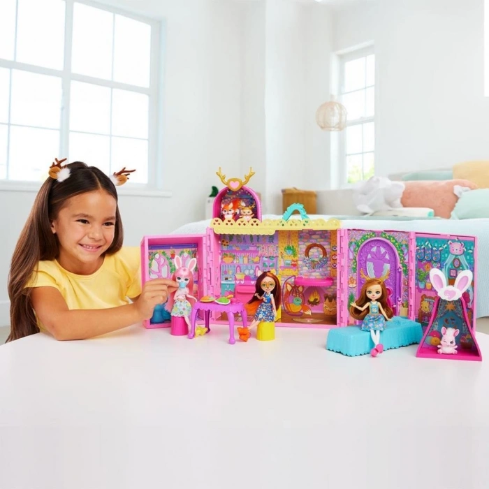 BFS   HXL53 Enchantimals Ana Karakter Bebekler Evi