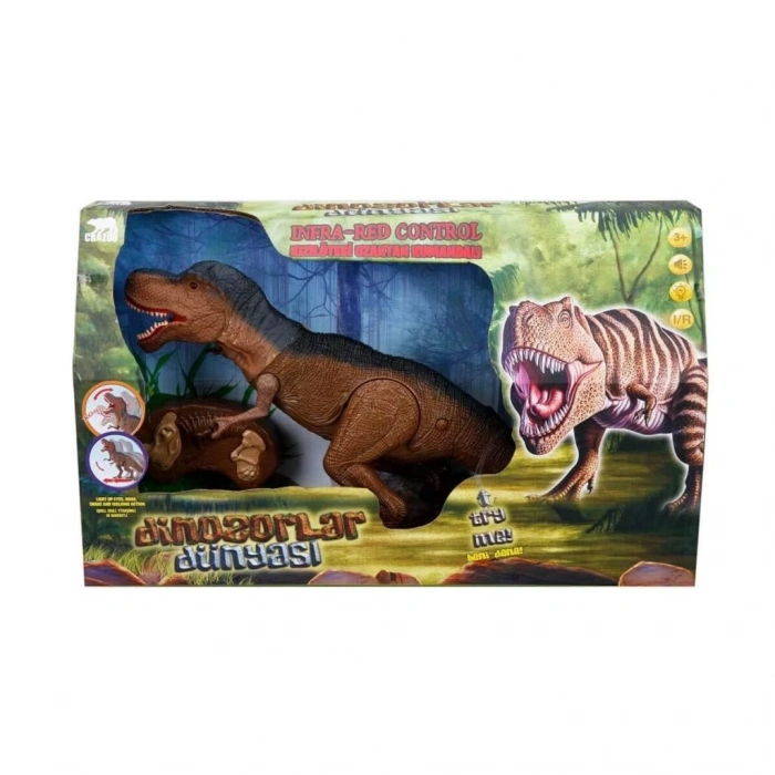BFS   Infrared Kumandalı Sesli ve Işıklı Hareketli Dinozor